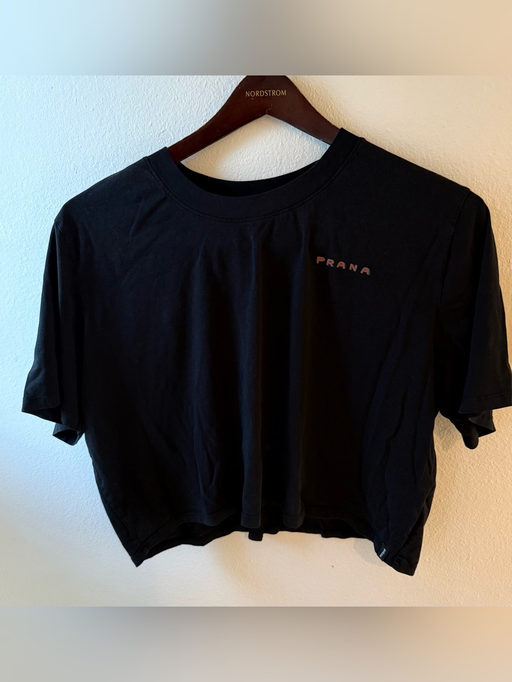 Prana Women's Black Cropped Tee